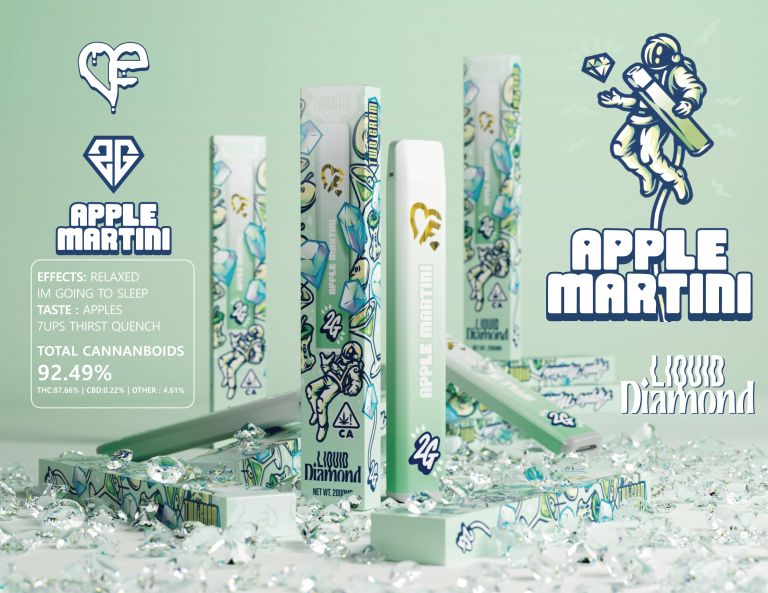 APPLE MARTINI LIQUID DISPOSABLE