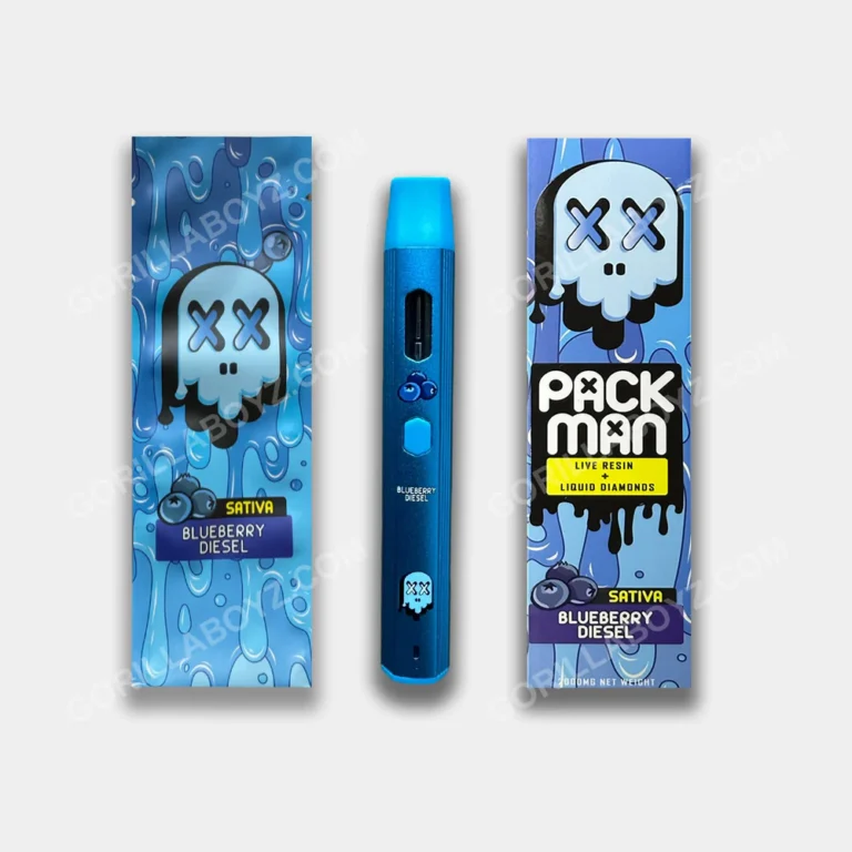 PACKMAN BLUEBERRY DIESEL EMPTY DISPOSABLE CARTS