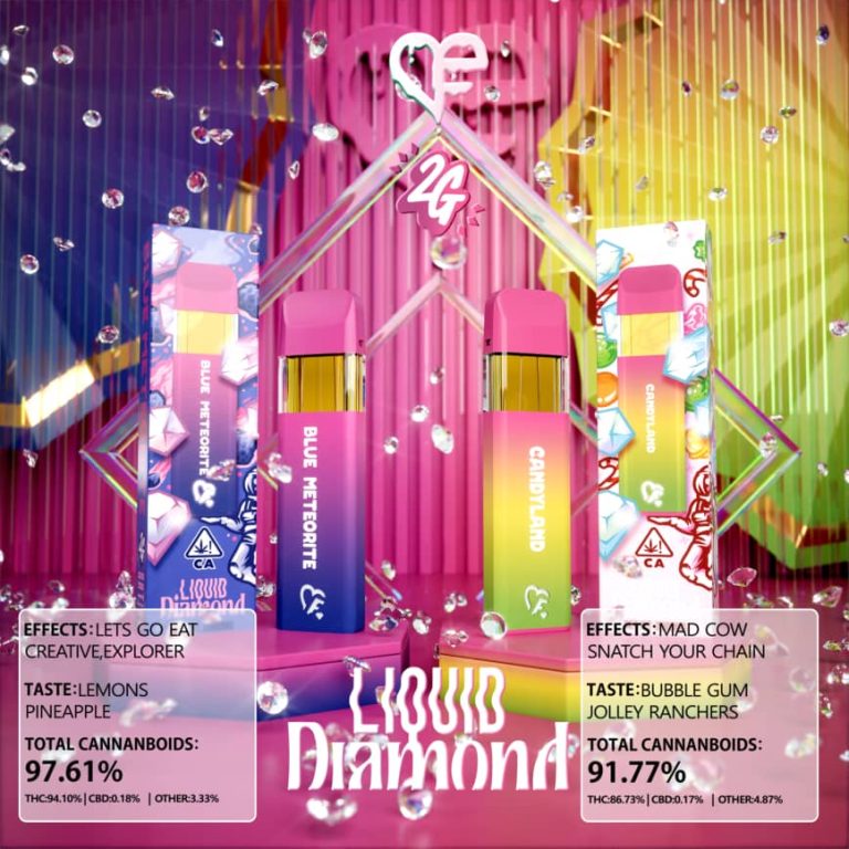 BLUE METREORITE & CANDYLAND LIQUID DIAMOND