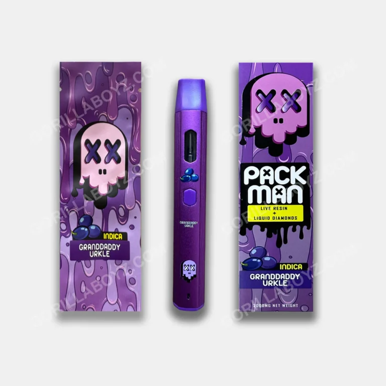 PACKMAN GRANDDADDY URKLE EMPTY DISPOSABLE CARTS
