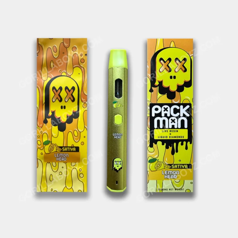 PACKMAN LEMON HEAD EMPTY DISPOSABLE CARTS