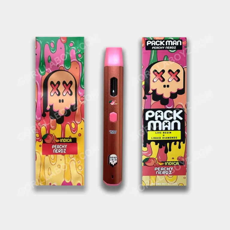 PACKMAN PEACHY NERDZ EMPTY DISPOSABLE CARTS